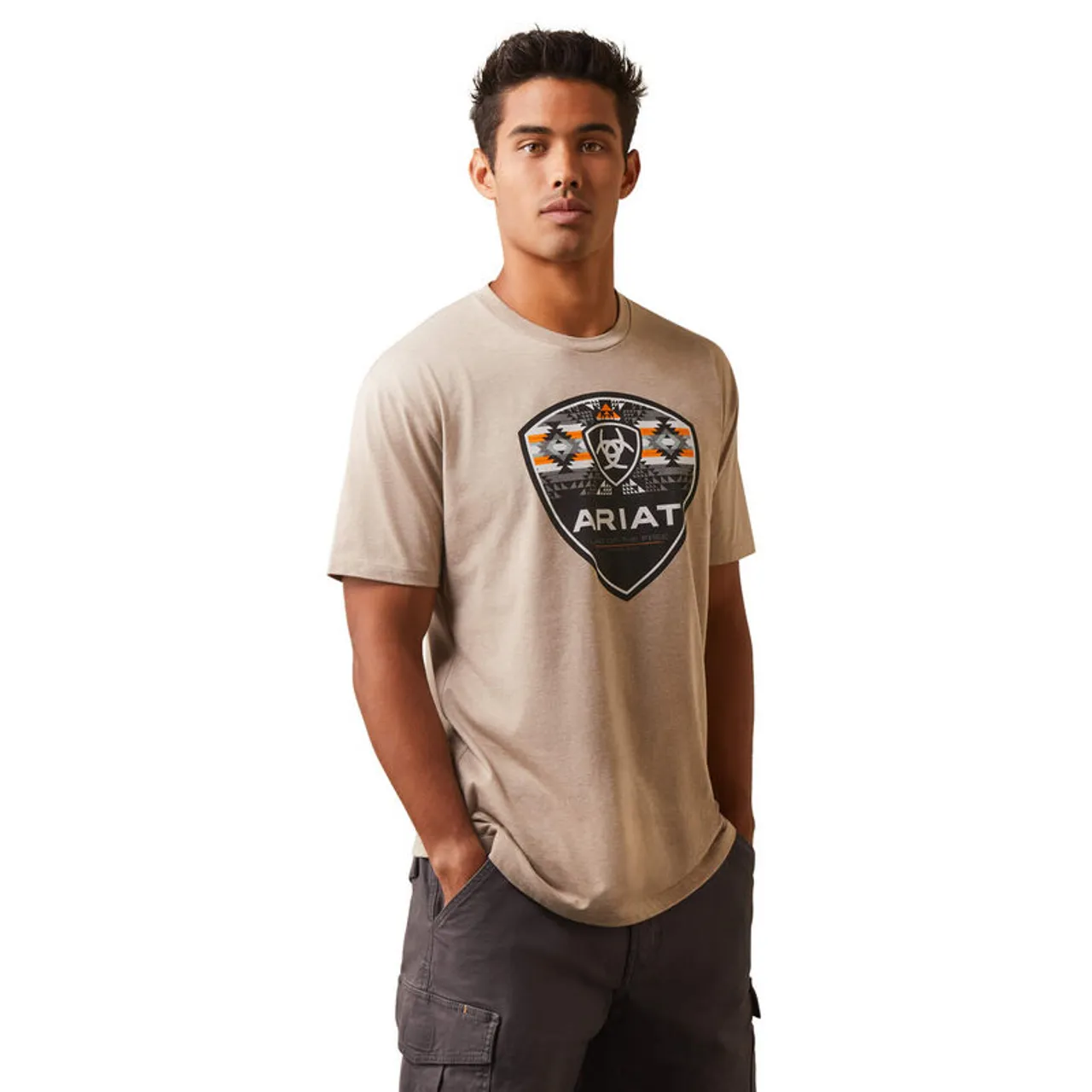 Ariat Geo Oatmeal Tee