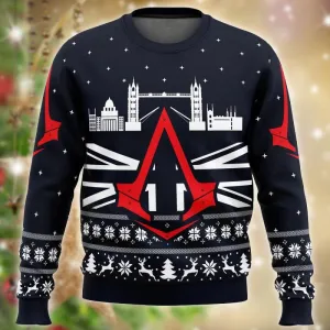Assassins Creed London Bridge Ugly Sweater