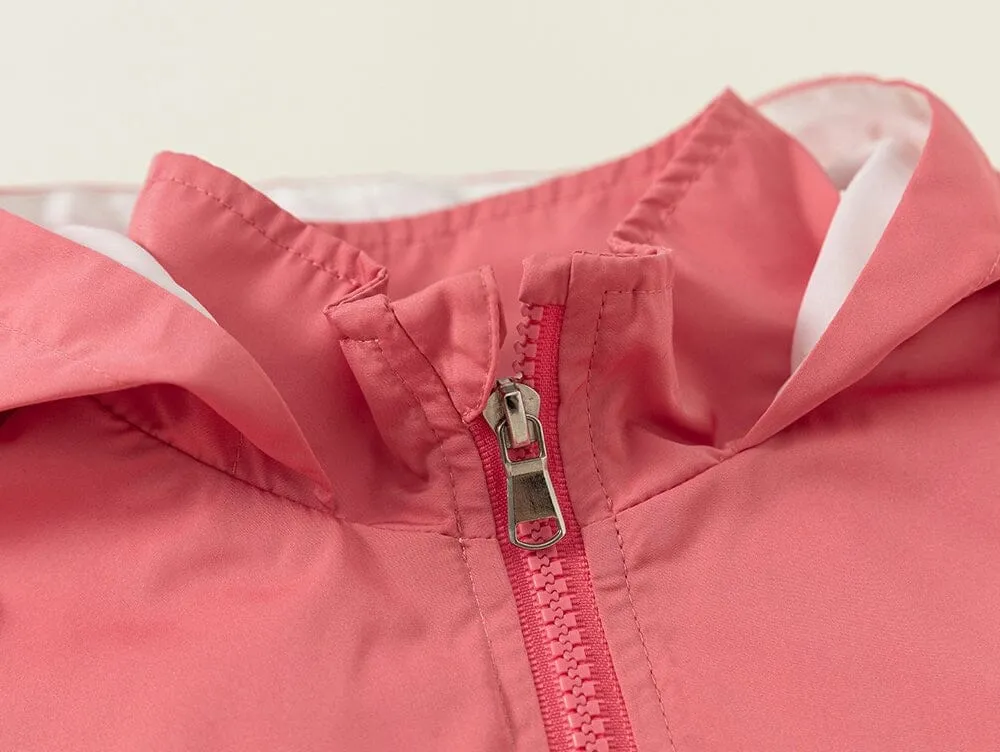 Bake Lere Color Block Windbreaker Jacket