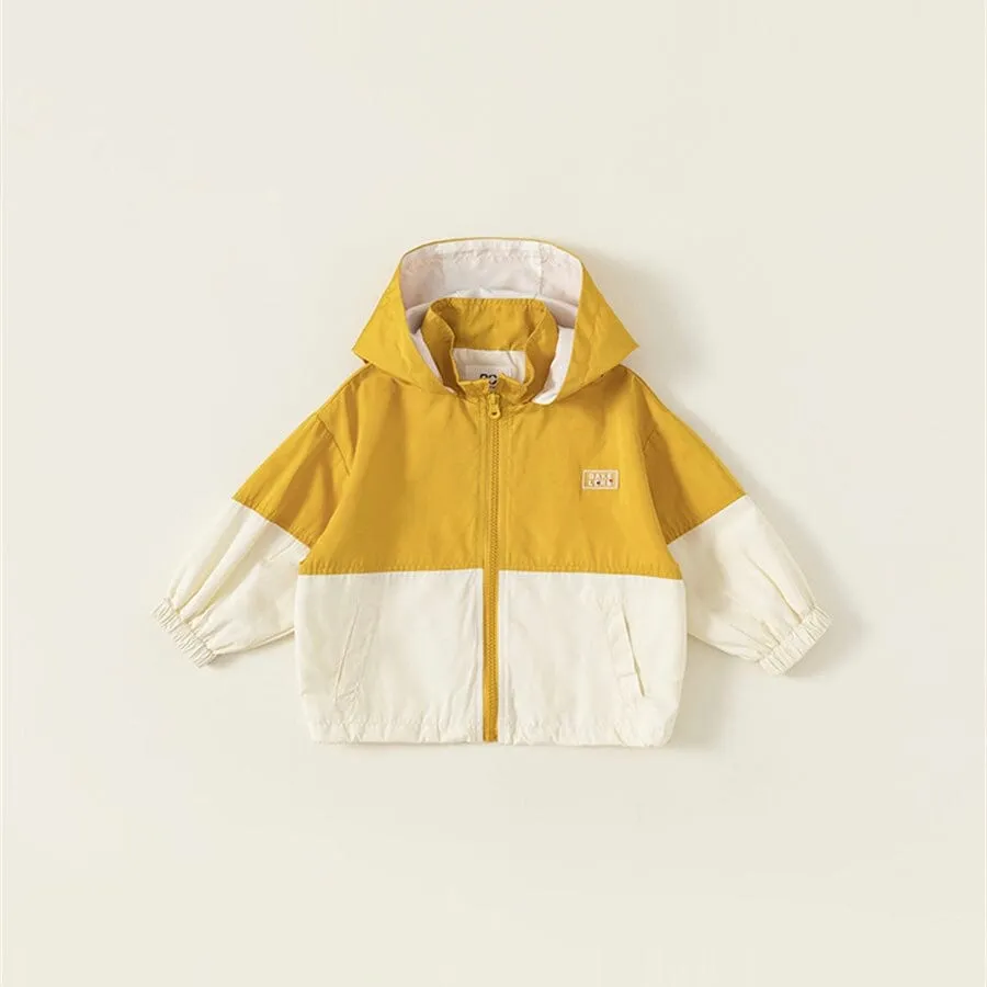 Bake Lere Color Block Windbreaker Jacket