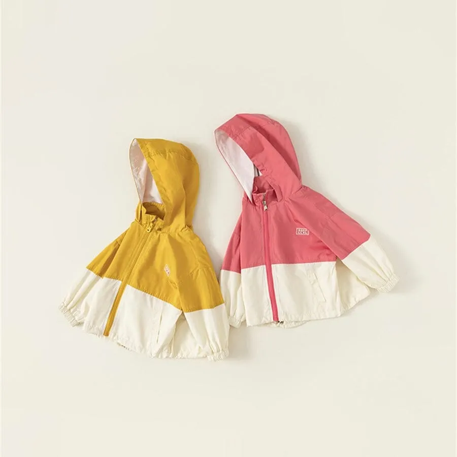 Bake Lere Color Block Windbreaker Jacket