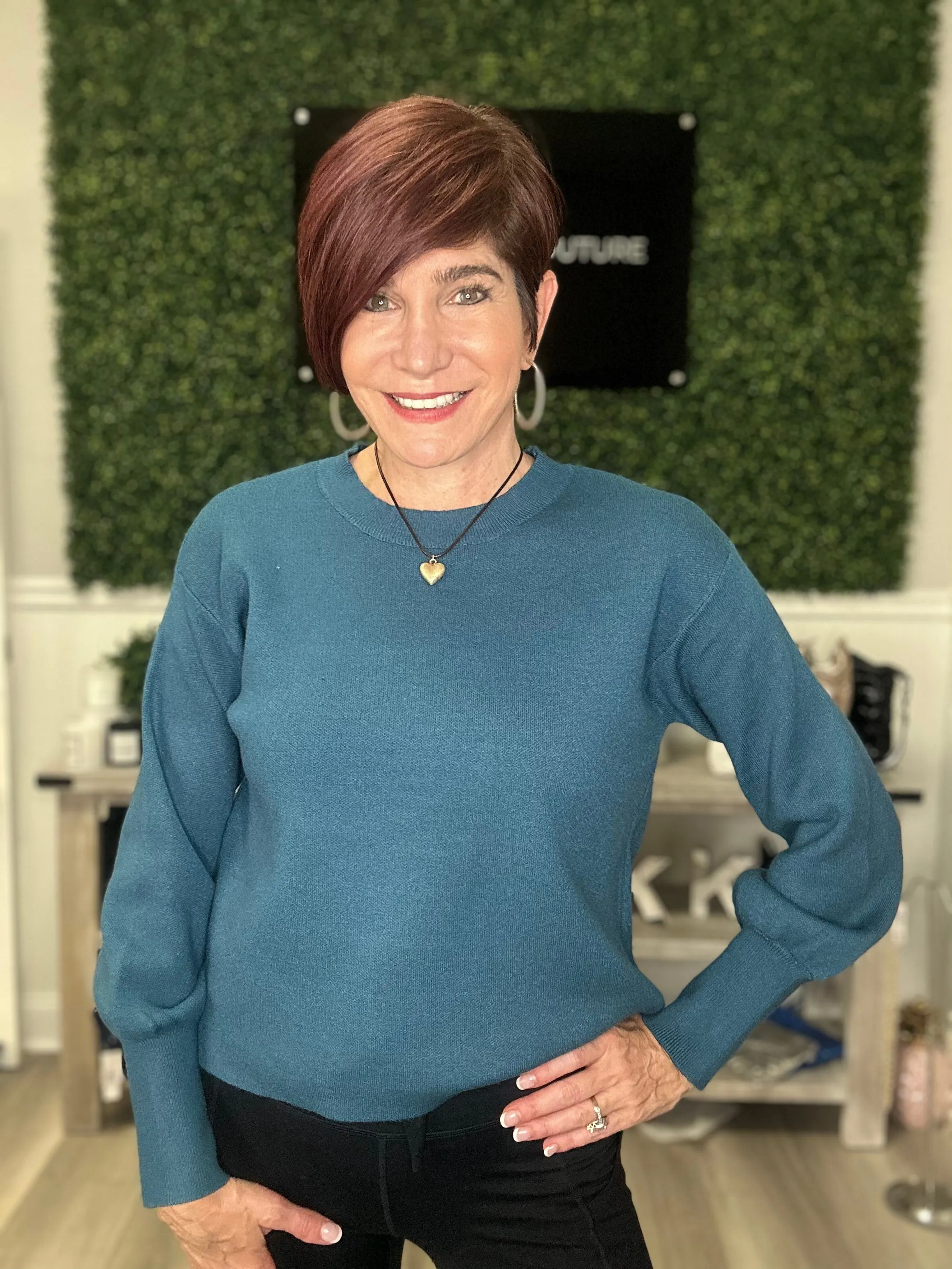 Balloon Sleeve Sweater