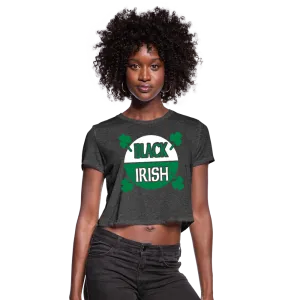 Black Irish Women's Cropped T-Shirt