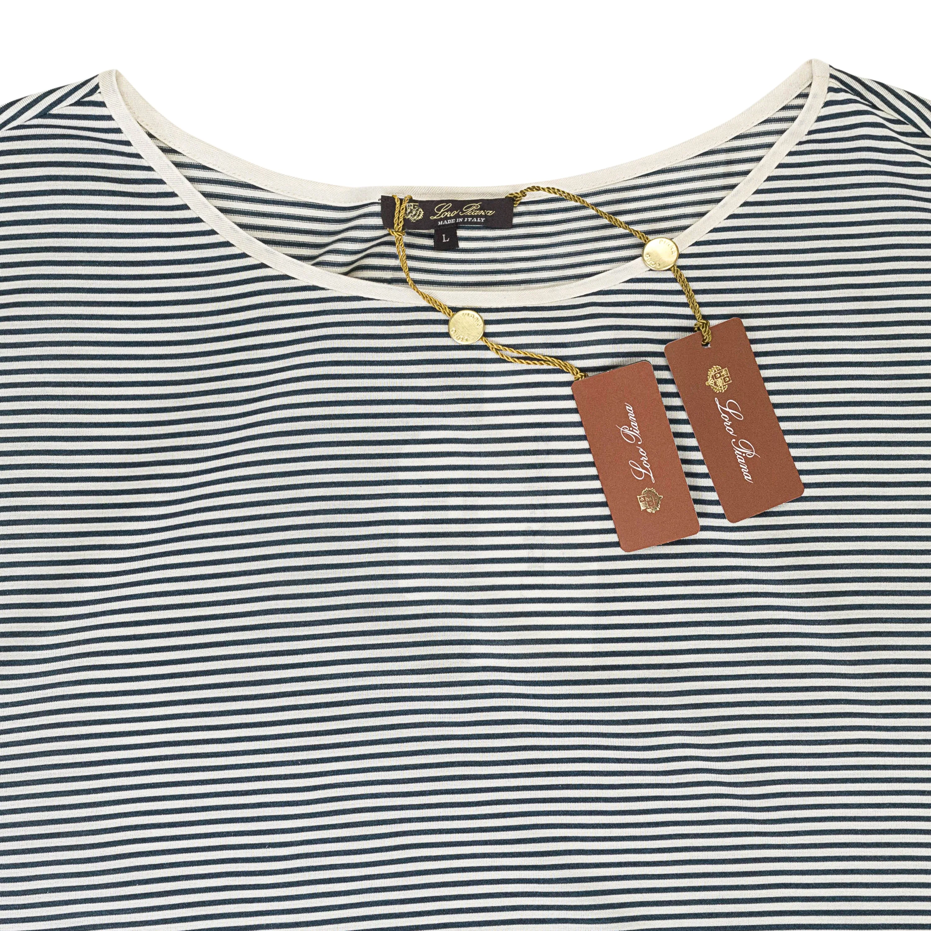 CASHMERE STRIPED WHITE?BLACK SWEATER