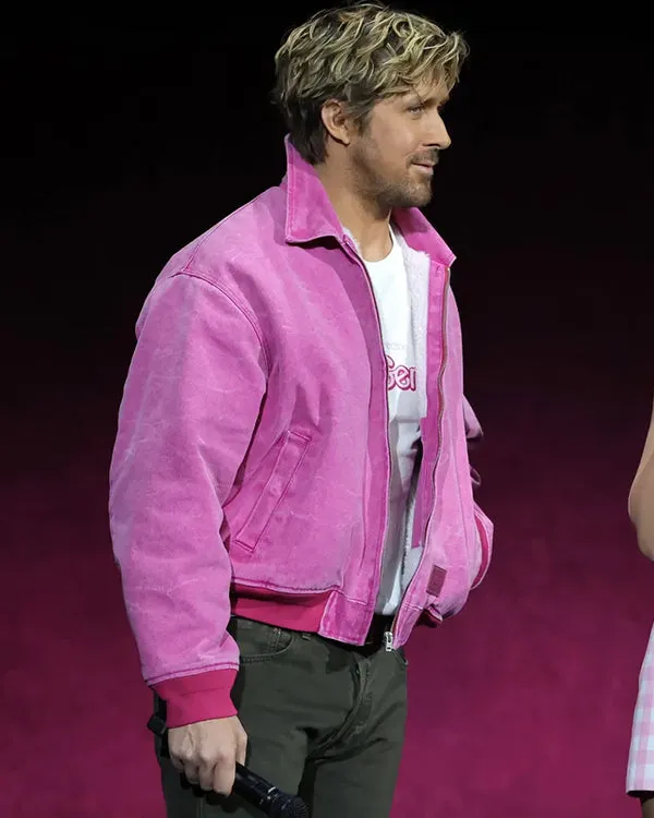 Cinemacon Ryan Gosling Pink Jacket