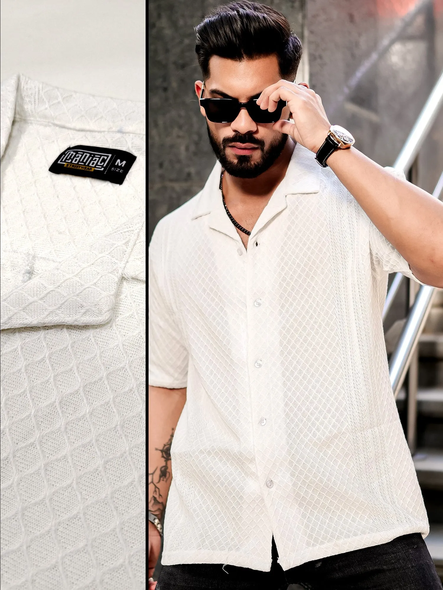 Cubic White Shirt