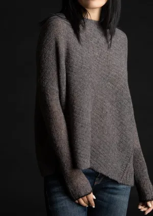 Dreamy Reversible Pullover, Musk Chocolate