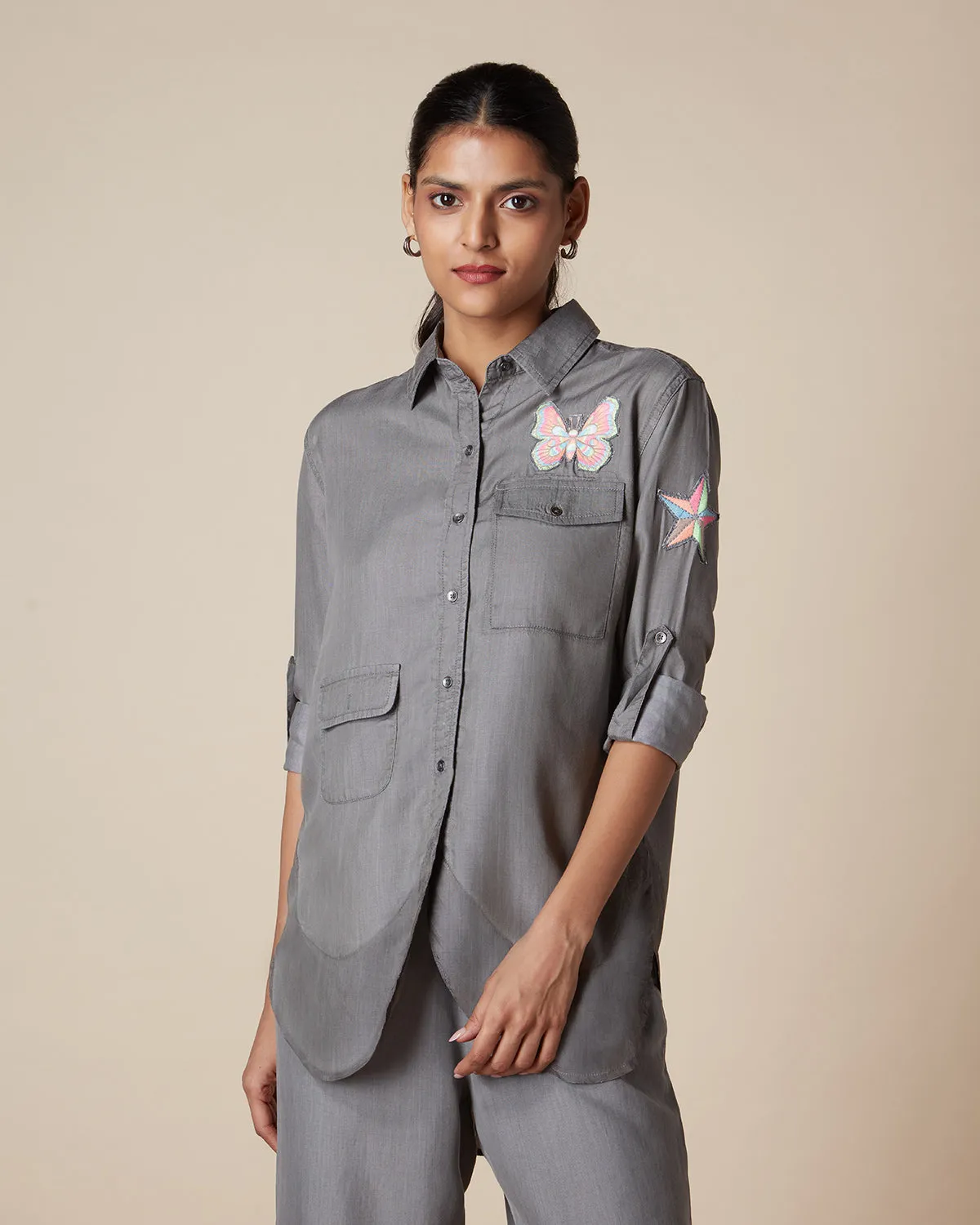 Easy Street Oversized Denim Shirt
