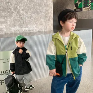Justin Color Block Windbreaker Jacket