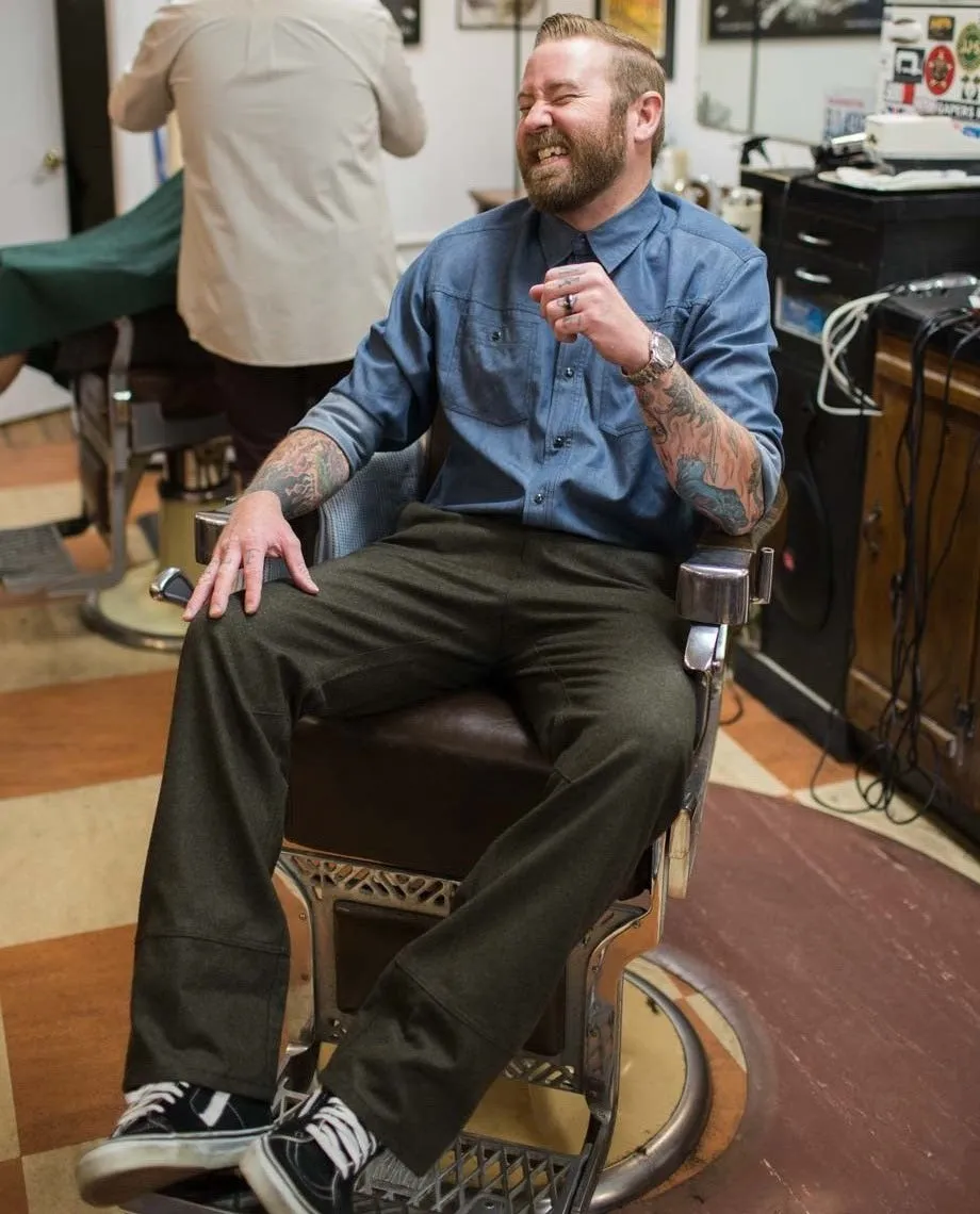 Men's Ashton Chambray Shirt-F2014
