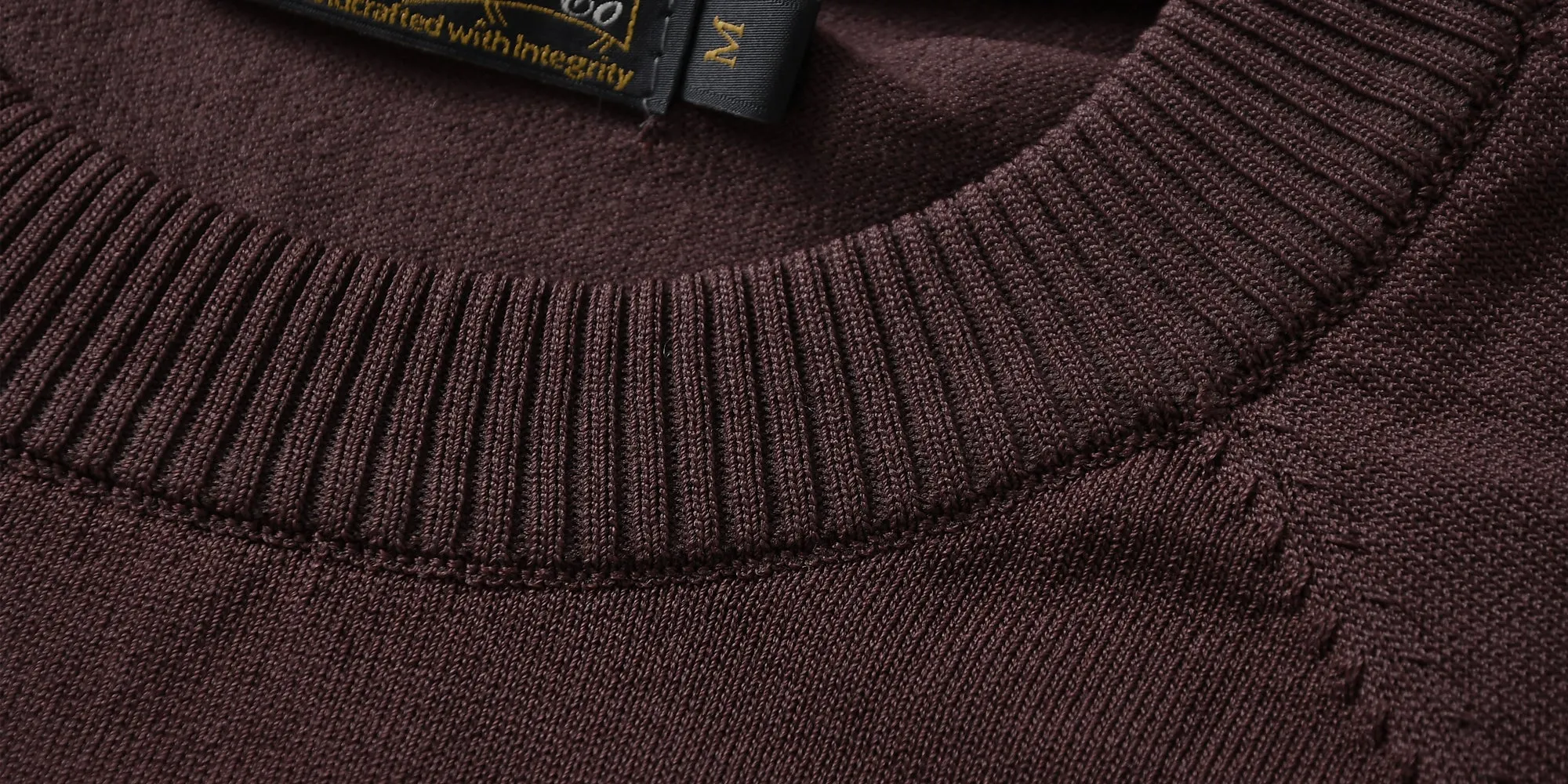 Men's Knitted T-shirt Short Sleeves