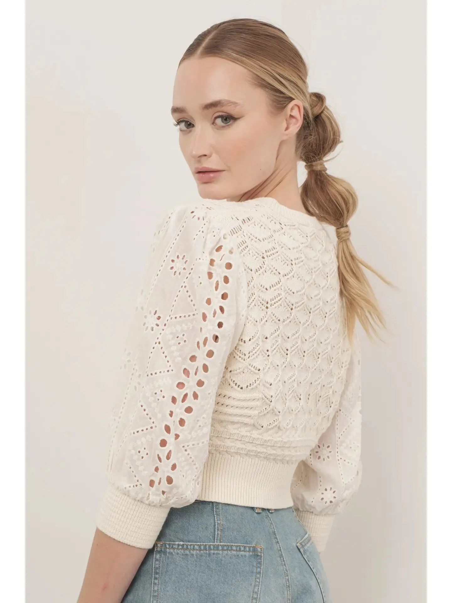 NB  COTTON CARDIGAN SWEATER