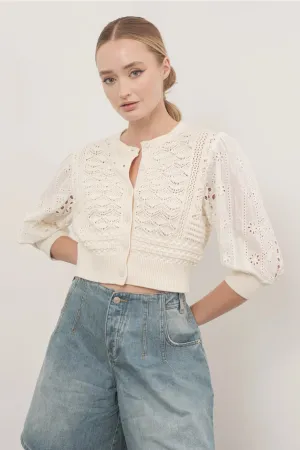 NB  COTTON CARDIGAN SWEATER