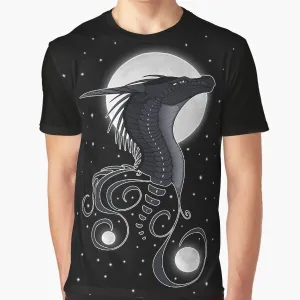 "Darkstalker - Wings of Fire Graphic T-Shirt"