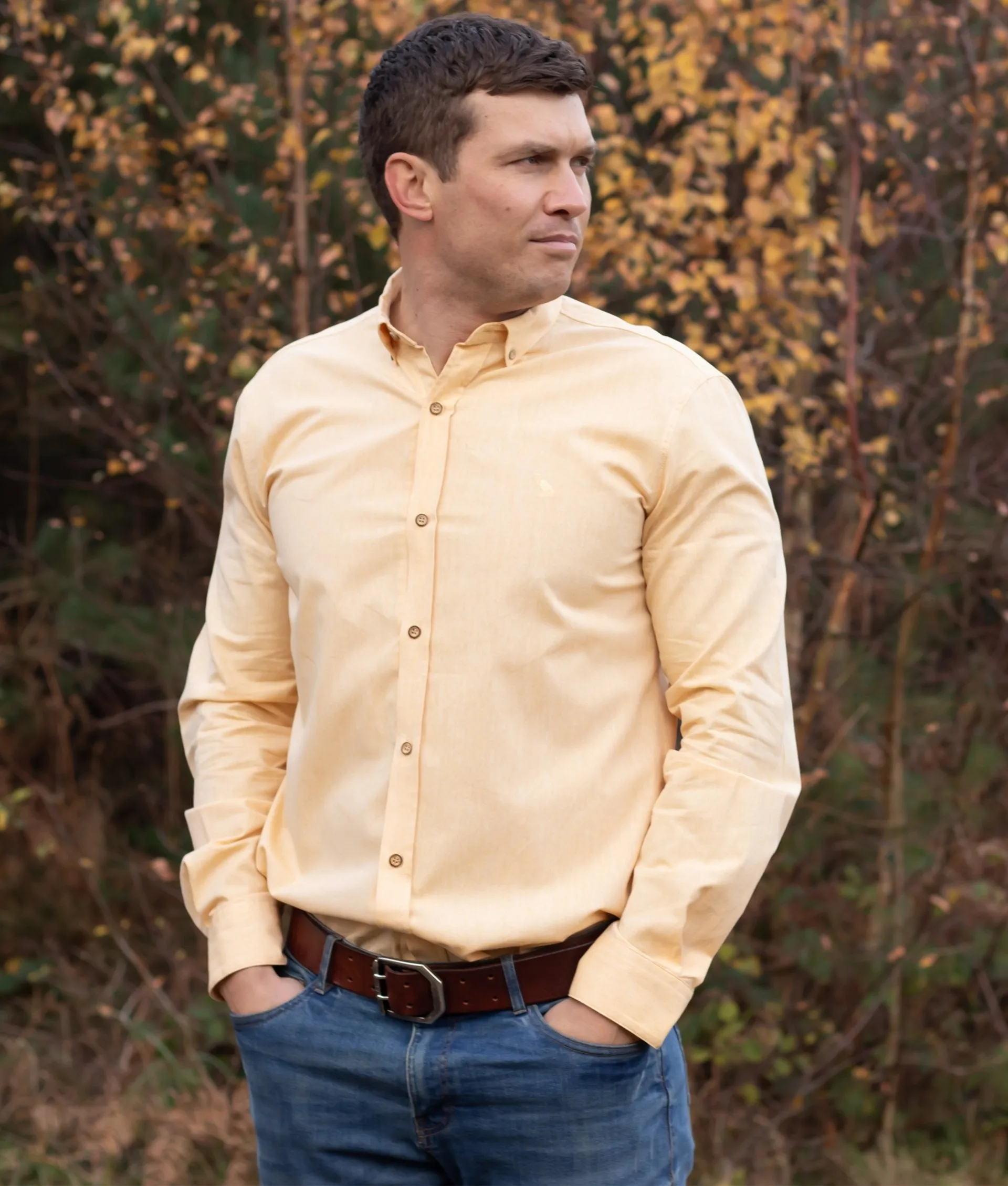 Ridware Chambray Shirt - Yellow