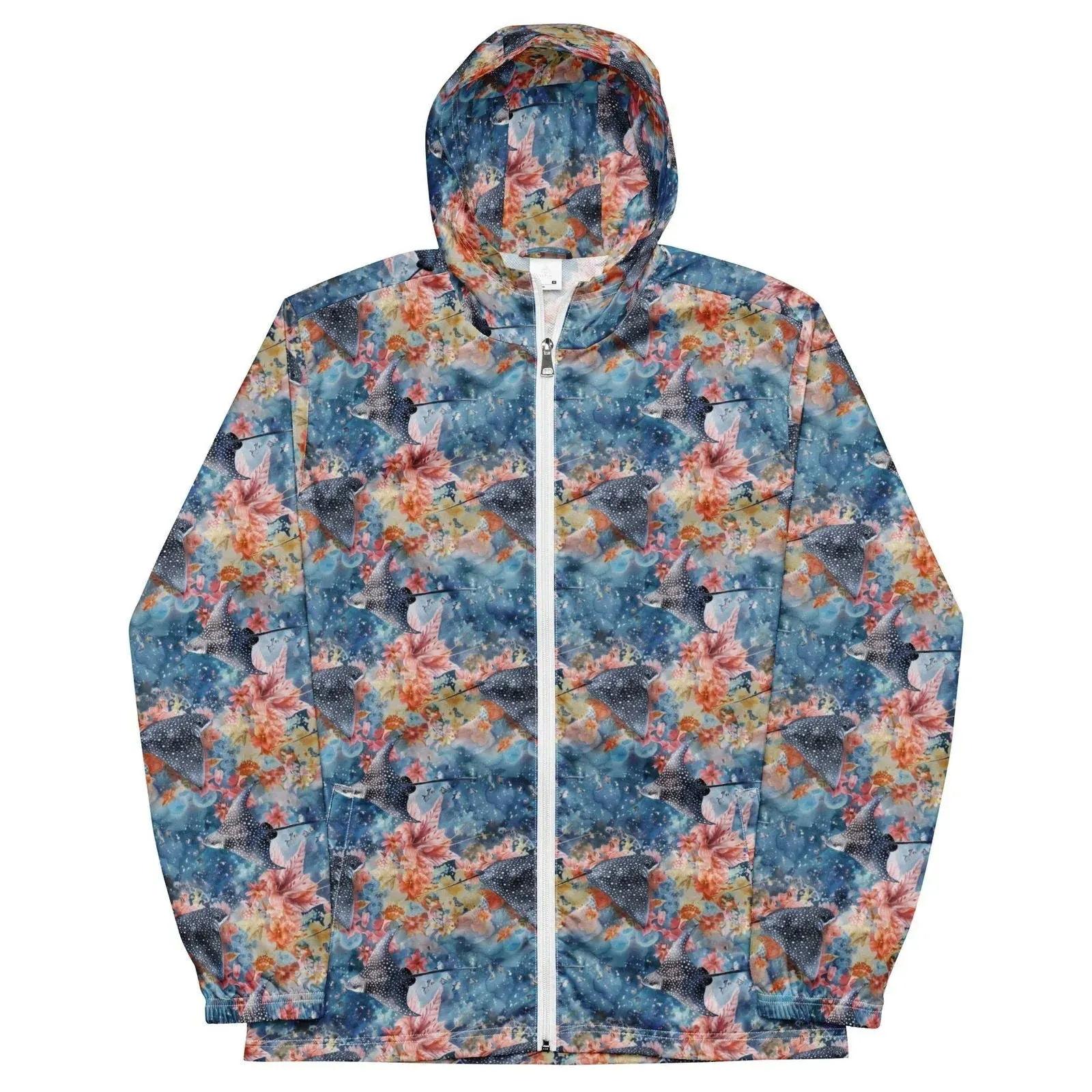 Spotted Eagle Ray Men’s windbreaker