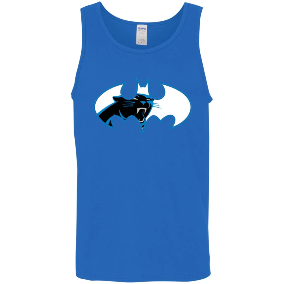 We Are The Carolina Panthers Batman Nfl Mashup Men Cotton Tank