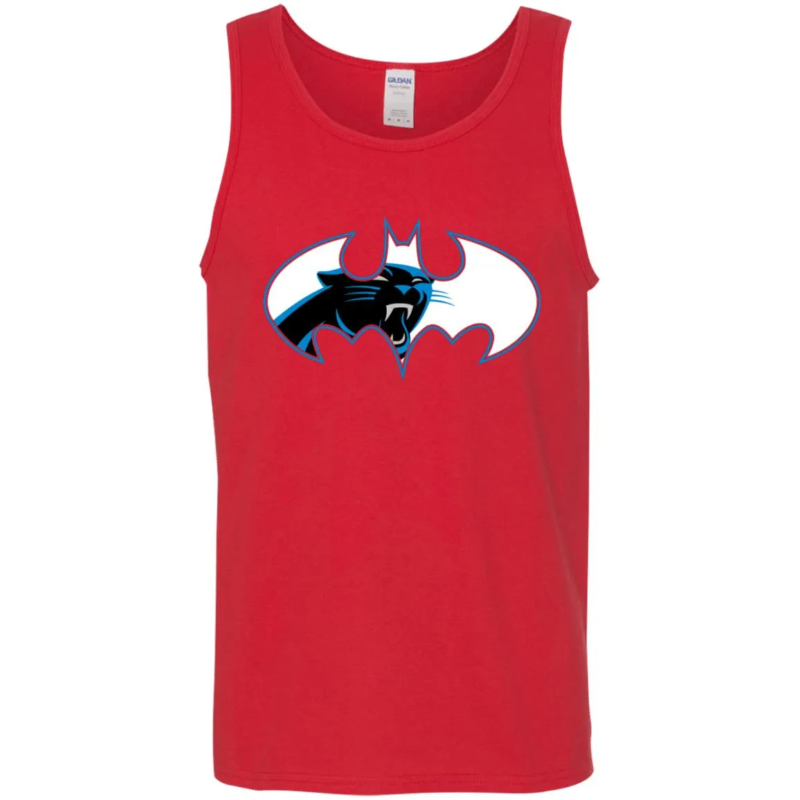 We Are The Carolina Panthers Batman Nfl Mashup Men Cotton Tank
